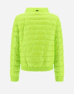 Herno Quilted Bomber Jacket In Gloss
