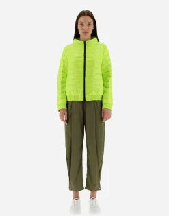 Herno Quilted Bomber Jacket In Gloss