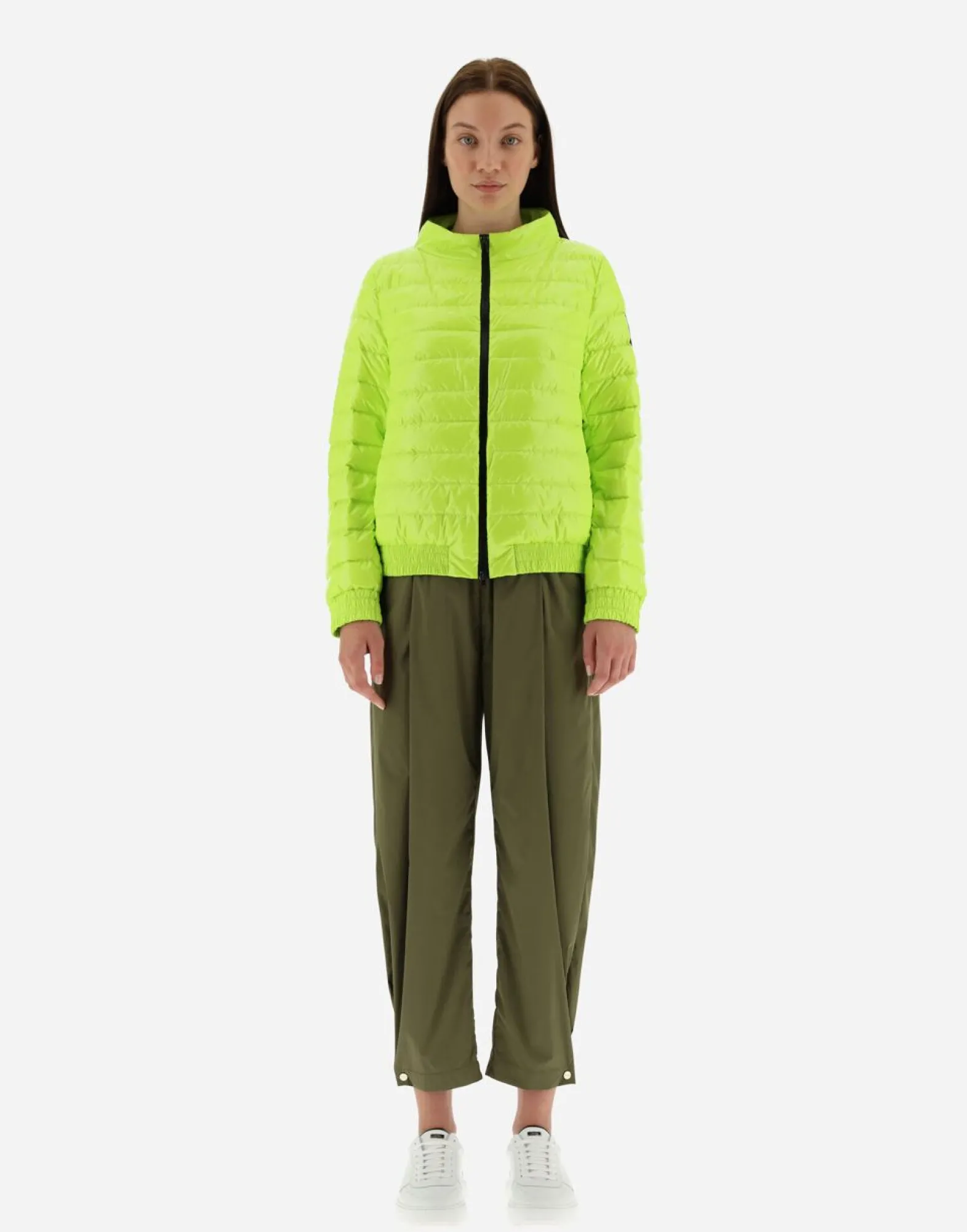 Herno Quilted Bomber Jacket In Gloss