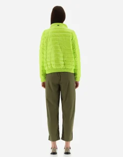 Herno Quilted Bomber Jacket In Gloss