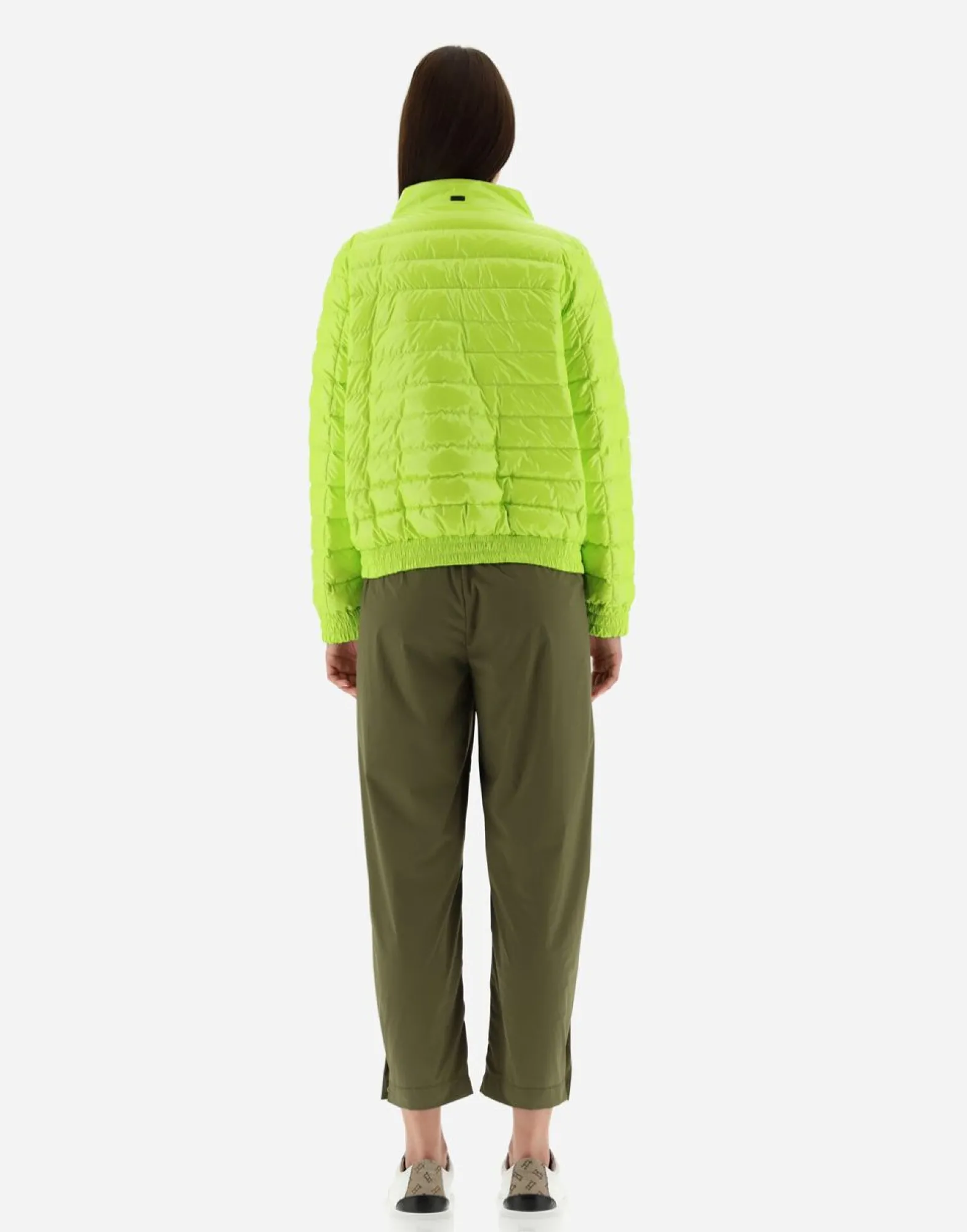 Herno Quilted Bomber Jacket In Gloss