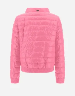 Herno Quilted Bomber Jacket In Gloss