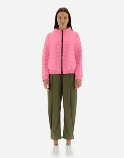 Herno Quilted Bomber Jacket In Gloss