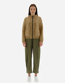 Herno Quilted Bomber Jacket In Gloss