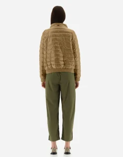 Herno Quilted Bomber Jacket In Gloss
