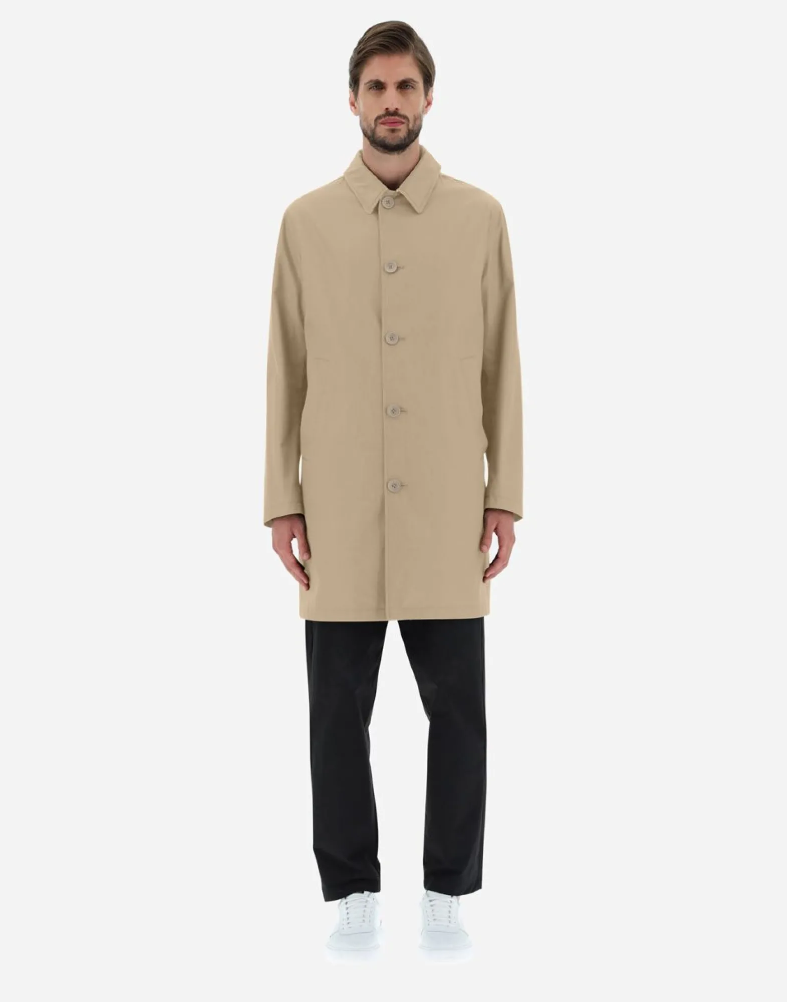 Herno Raincoat In Delon & Monogram