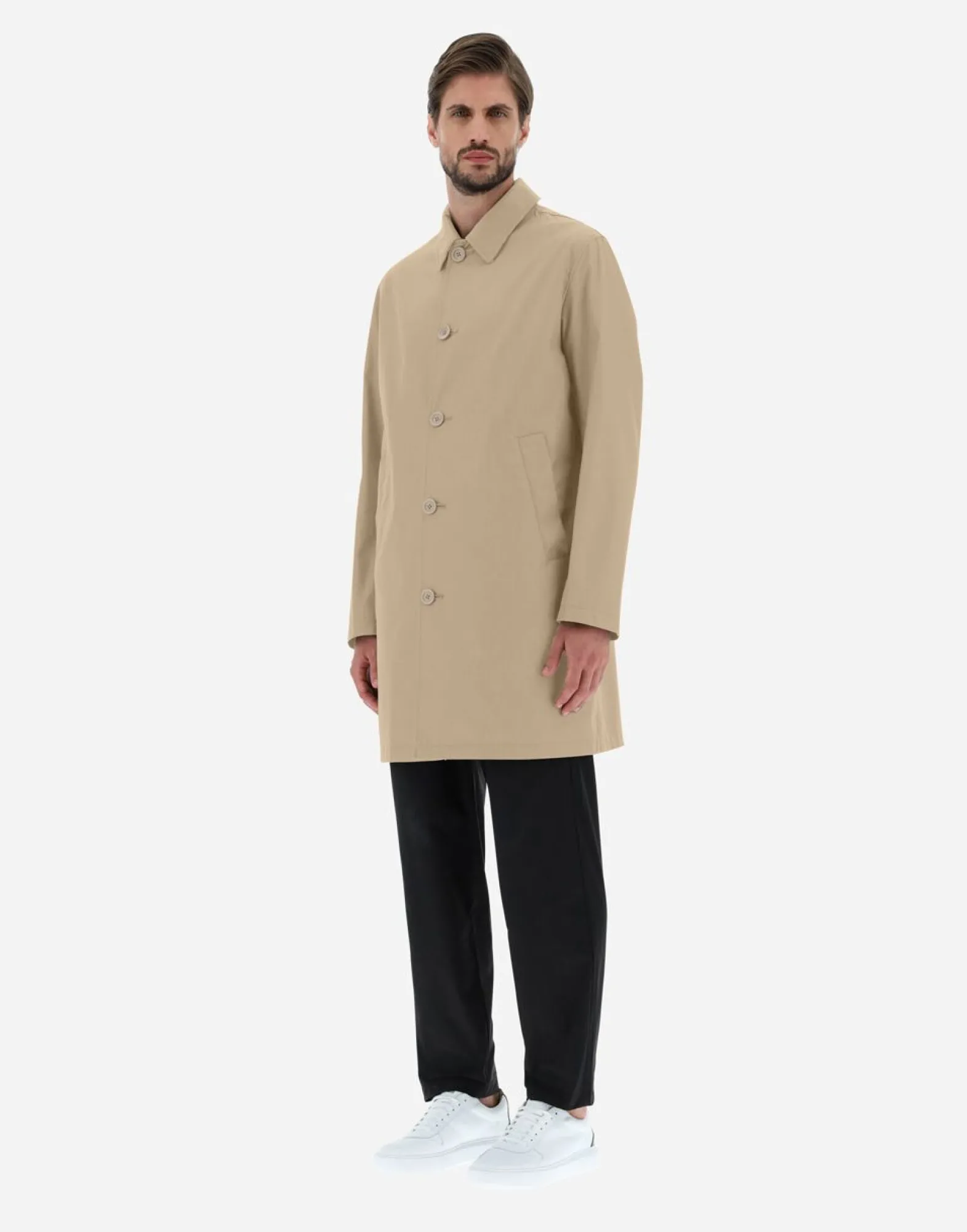 Herno Raincoat In Delon & Monogram