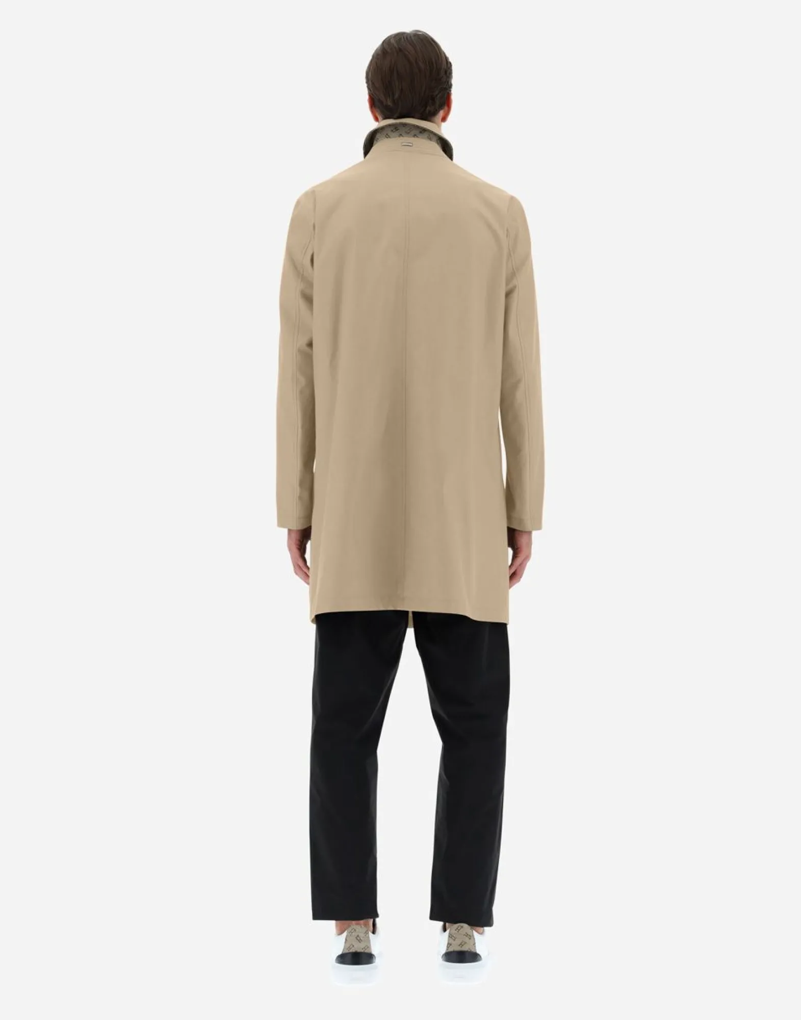 Herno Raincoat In Delon & Monogram