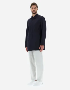 Herno Raincoat In Delon & Nylon Ultralight