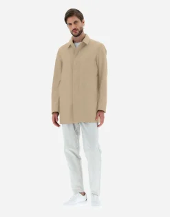 Herno Raincoat In Delon & Nylon Ultralight