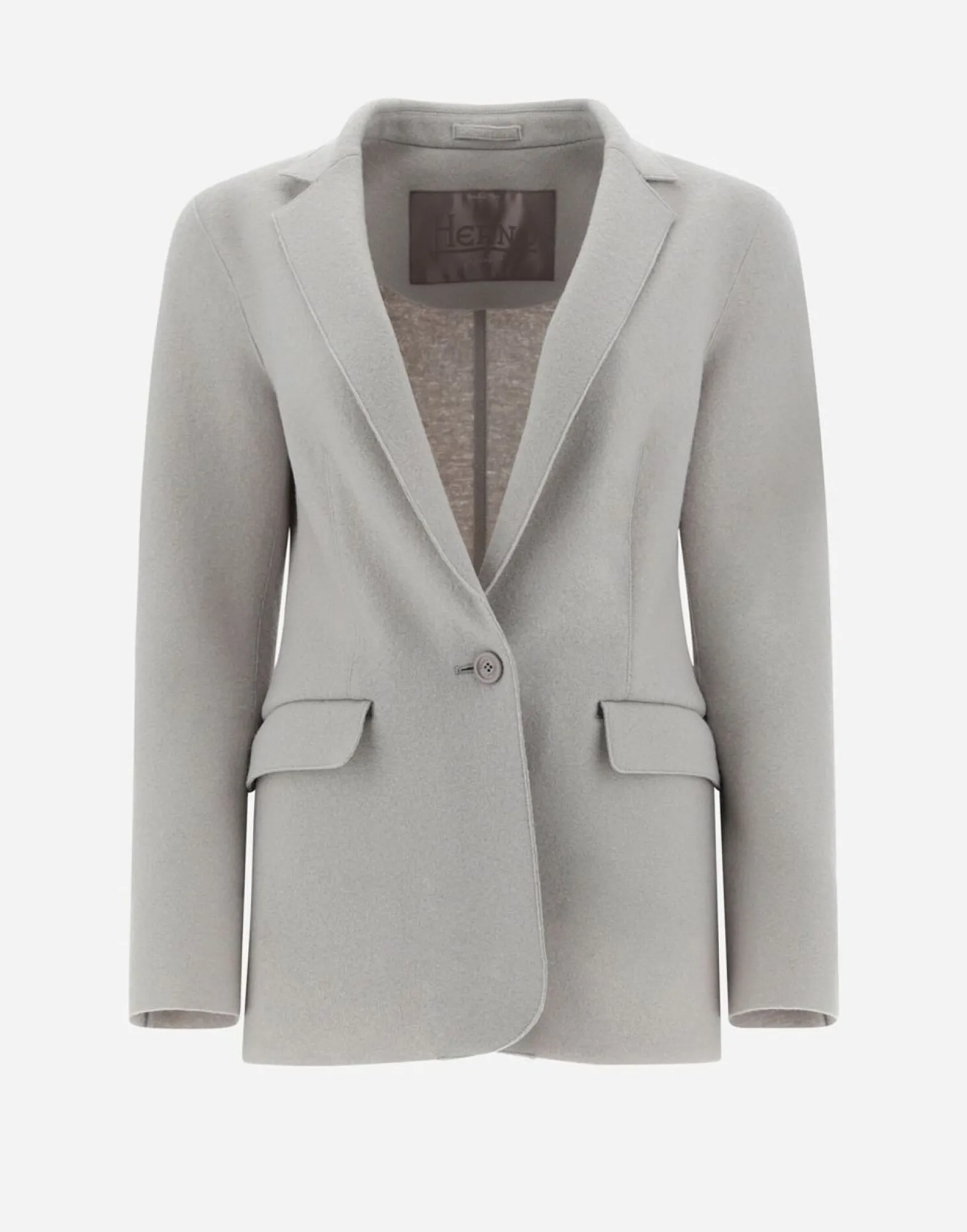 Herno Resort Blazer In Light Boiled Wool