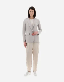 Herno Resort Blazer In Light Boiled Wool