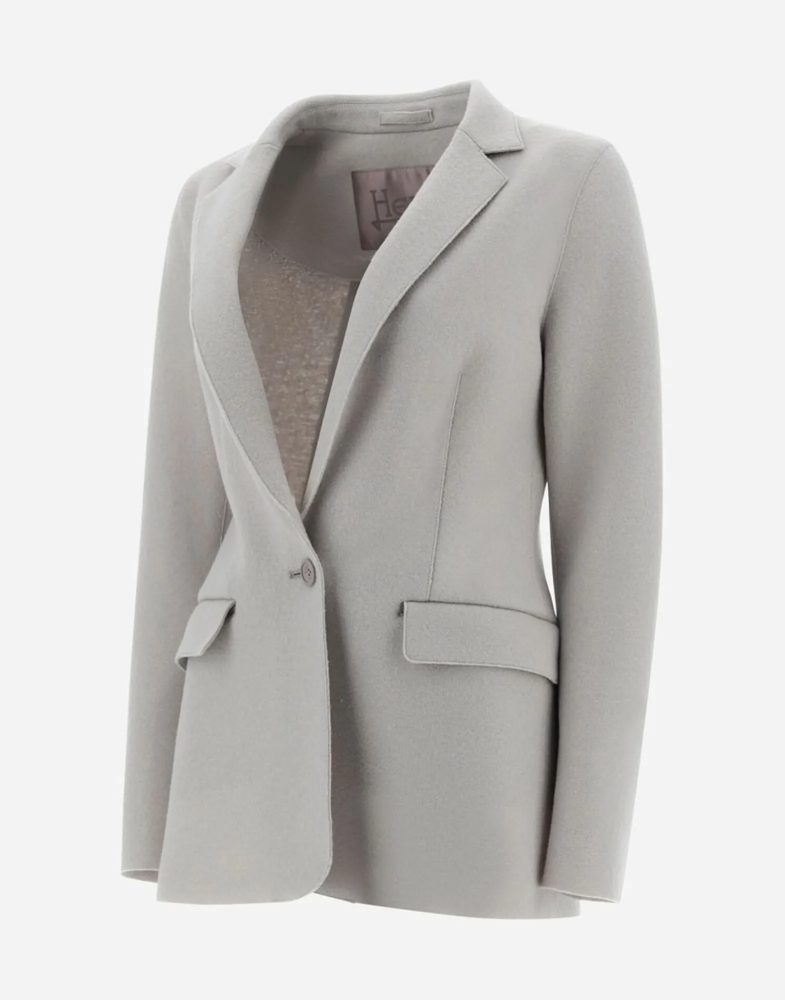 Herno Resort Blazer In Light Boiled Wool