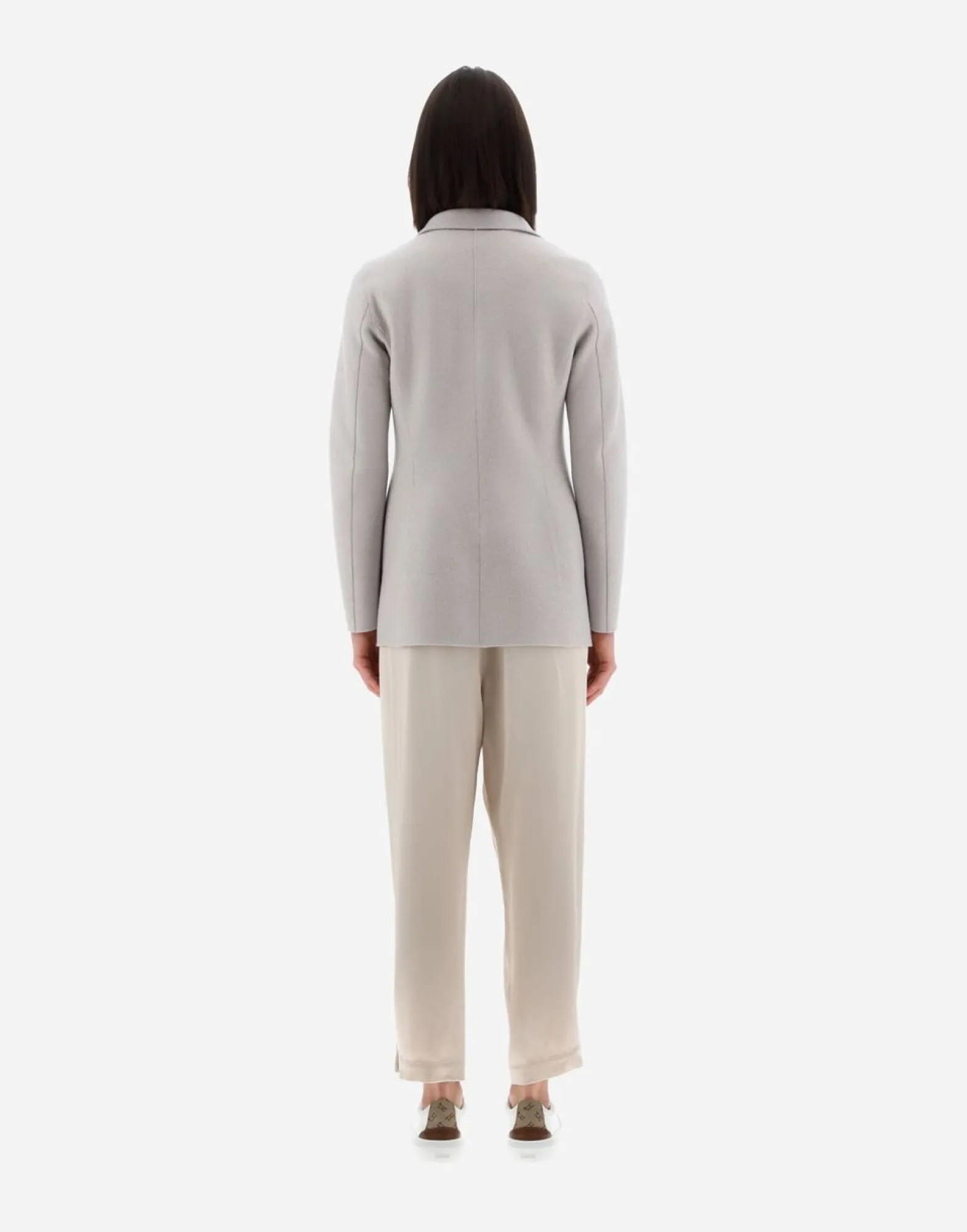 Herno Resort Blazer In Light Boiled Wool
