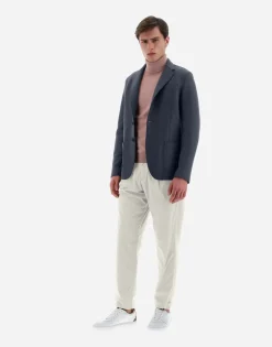 Herno Resort Blazer In Light Boiled Wool