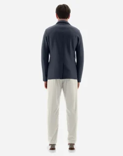 Herno Resort Blazer In Light Boiled Wool