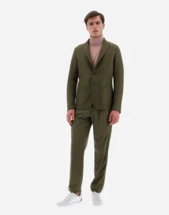 Herno Resort Blazer In Light Boiled Wool