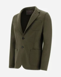 Herno Resort Blazer In Light Boiled Wool