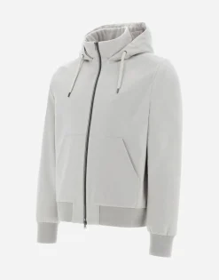 Herno Resort Bomber Jacket In Cashmere & Silk