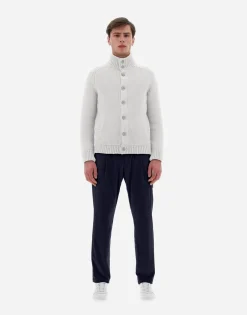 Herno Resort Bomber Jacket In Infinity Wool
