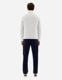Herno Resort Bomber Jacket In Infinity Wool