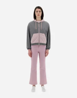 Herno Resort Bomber Jacket In Light Nylon Stretch & Light Jersey