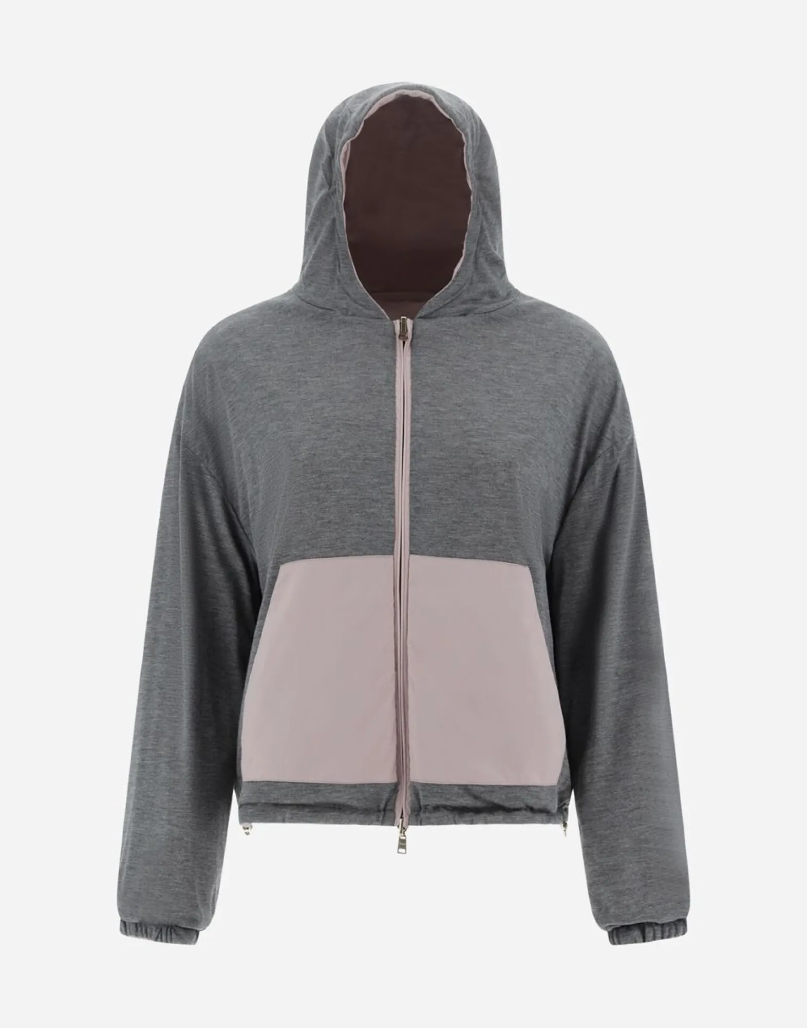 Herno Resort Bomber Jacket In Light Nylon Stretch & Light Jersey