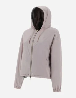 Herno Resort Bomber Jacket In Light Nylon Stretch & Light Jersey