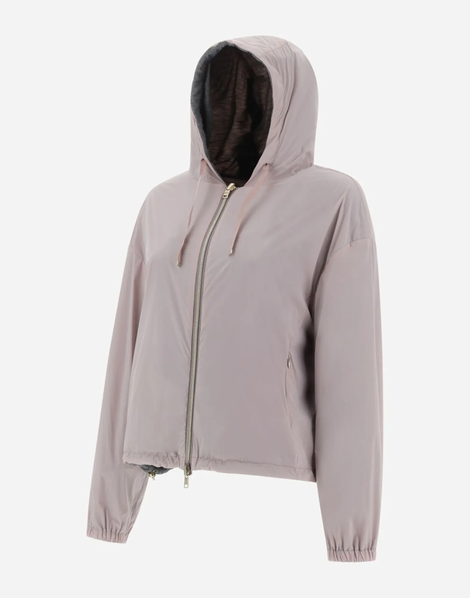Herno Resort Bomber Jacket In Light Nylon Stretch & Light Jersey
