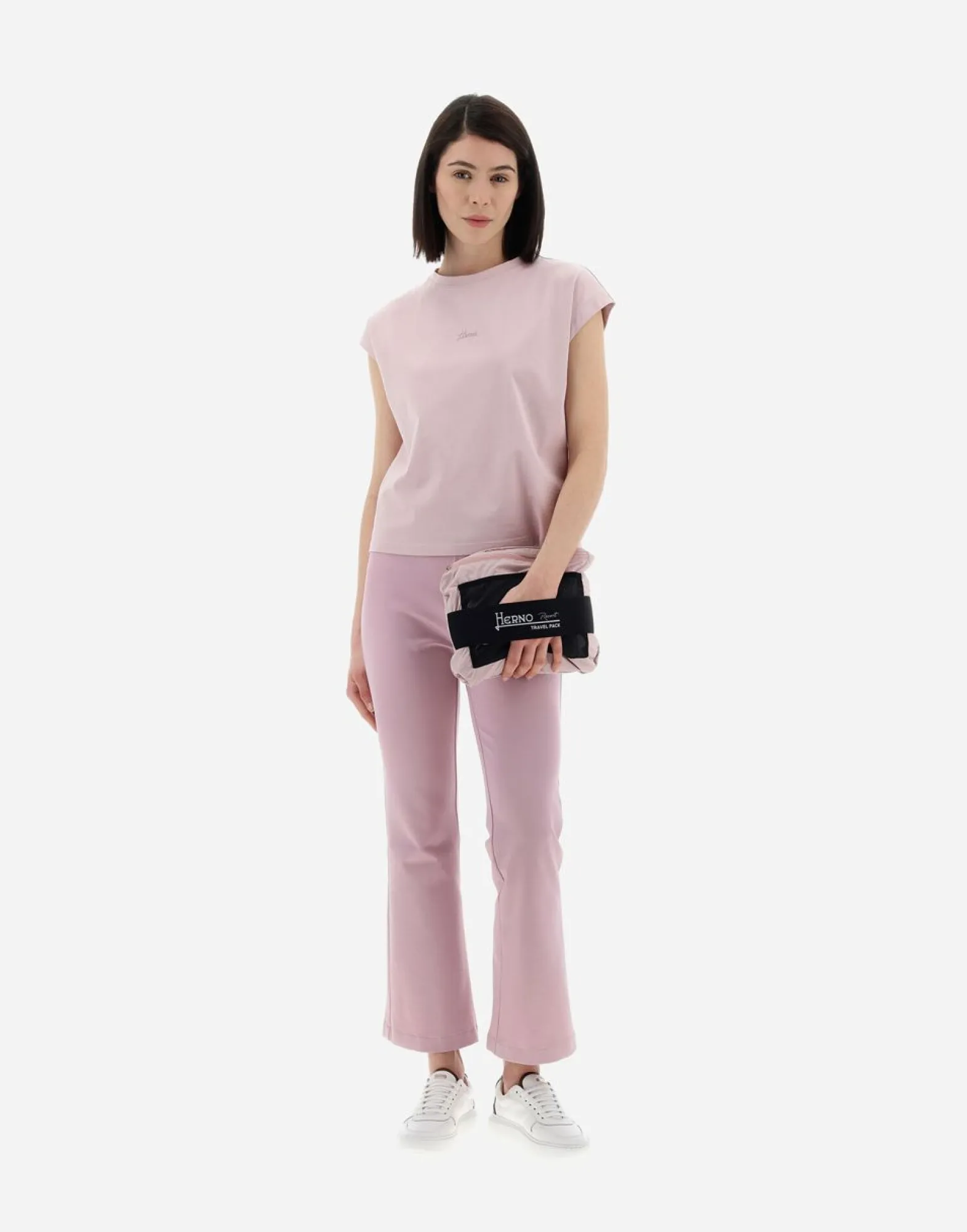Herno Resort Bomber Jacket In Light Nylon Stretch & Light Jersey