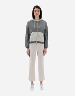 Herno Resort Bomber Jacket In Light Nylon Stretch & Light Jersey