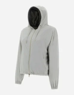 Herno Resort Bomber Jacket In Light Nylon Stretch & Light Jersey