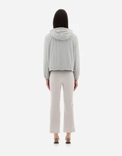 Herno Resort Bomber Jacket In Light Nylon Stretch & Light Jersey