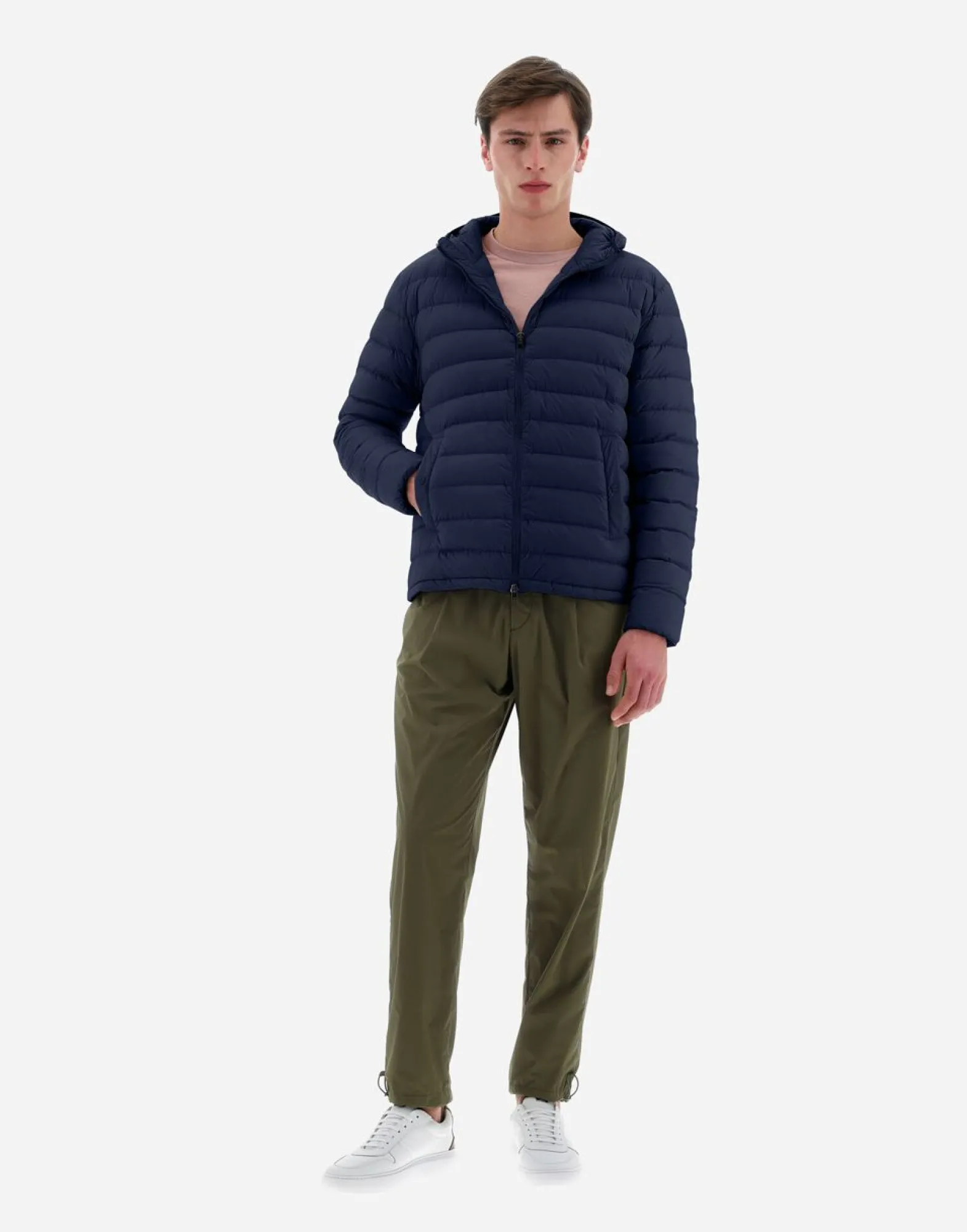 Herno Resort Bomber Jacket In Light Nylon Stretch