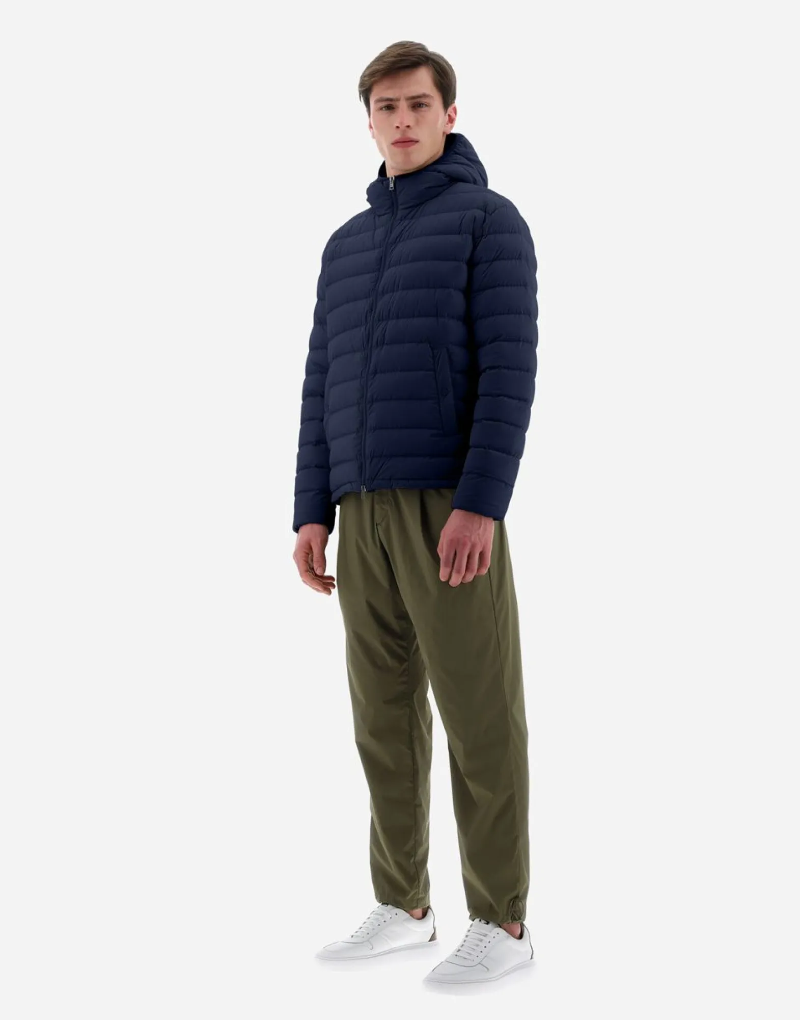 Herno Resort Bomber Jacket In Light Nylon Stretch