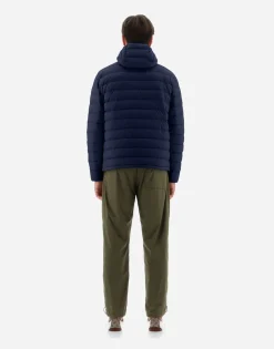 Herno Resort Bomber Jacket In Light Nylon Stretch