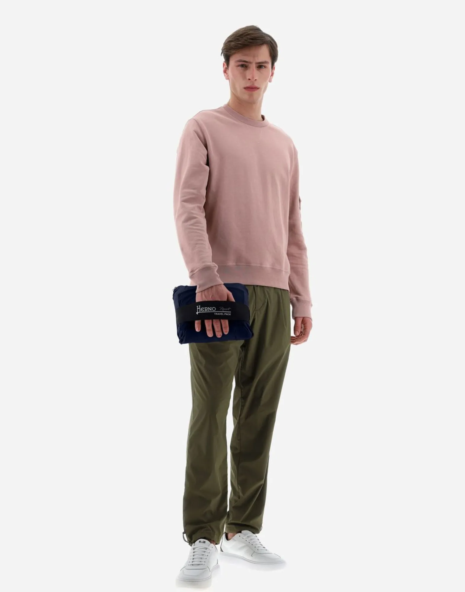 Herno Resort Bomber Jacket In Light Nylon Stretch
