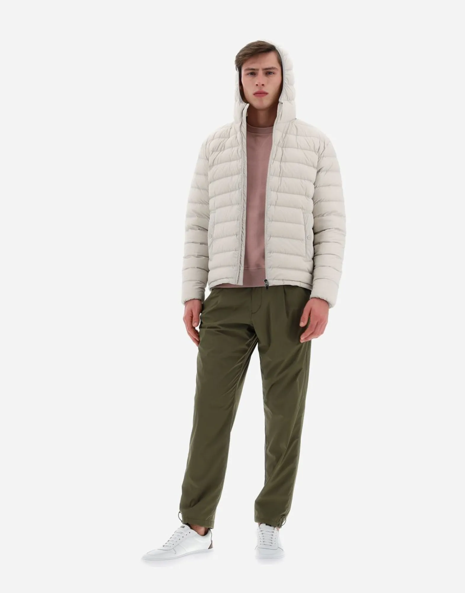 Herno Resort Bomber Jacket In Light Nylon Stretch