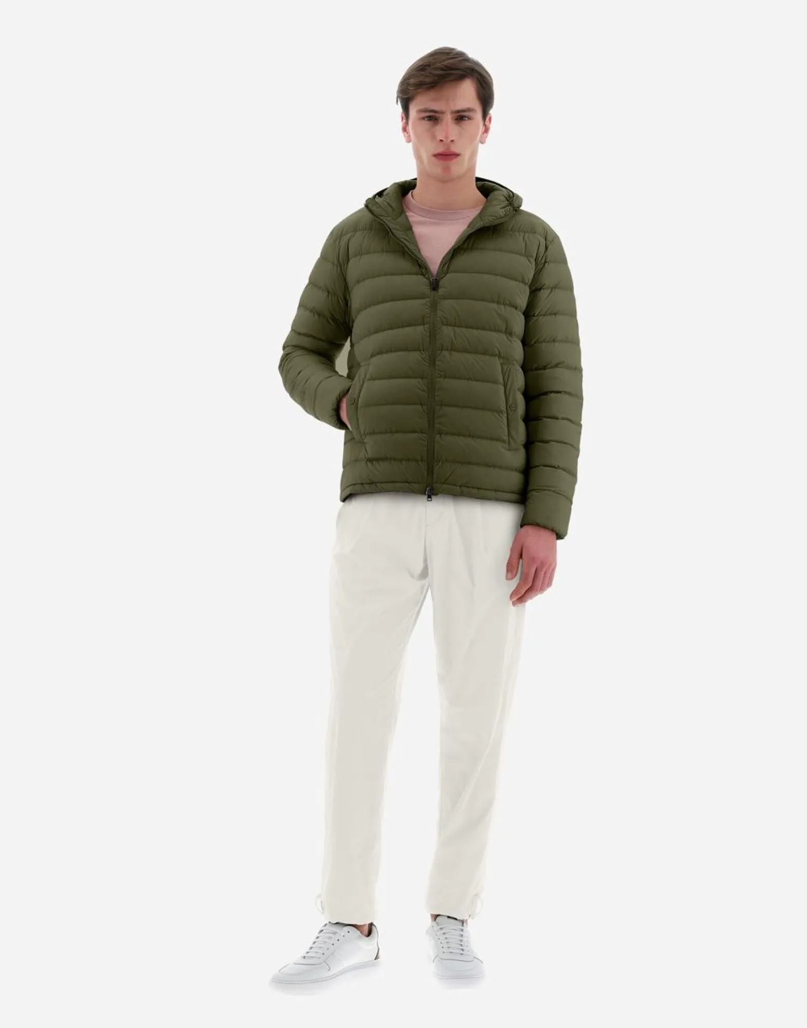 Herno Resort Bomber Jacket In Light Nylon Stretch
