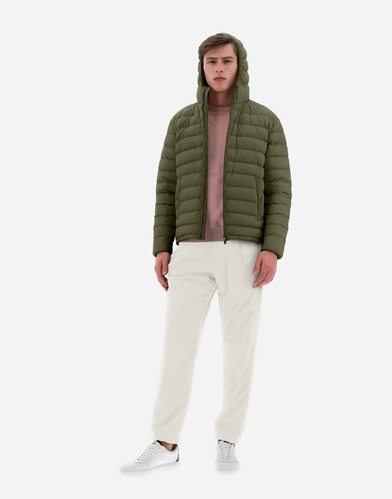 Herno Resort Bomber Jacket In Light Nylon Stretch