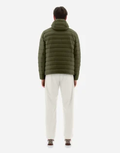 Herno Resort Bomber Jacket In Light Nylon Stretch