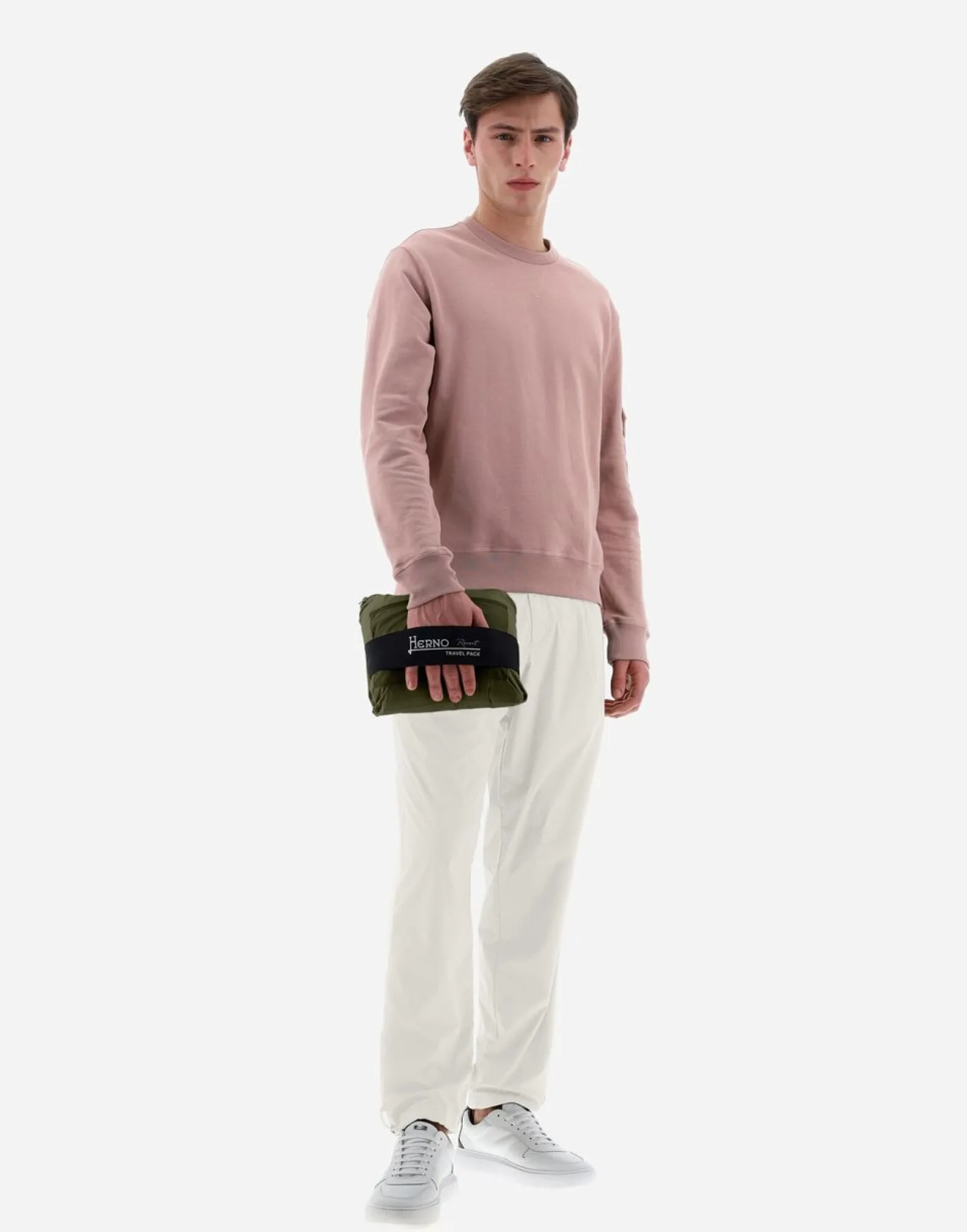 Herno Resort Bomber Jacket In Light Nylon Stretch