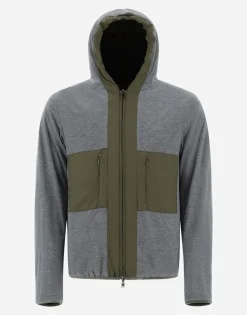 Herno Resort Bomber Jacket In Light Nylon Stretch & Light Jersey