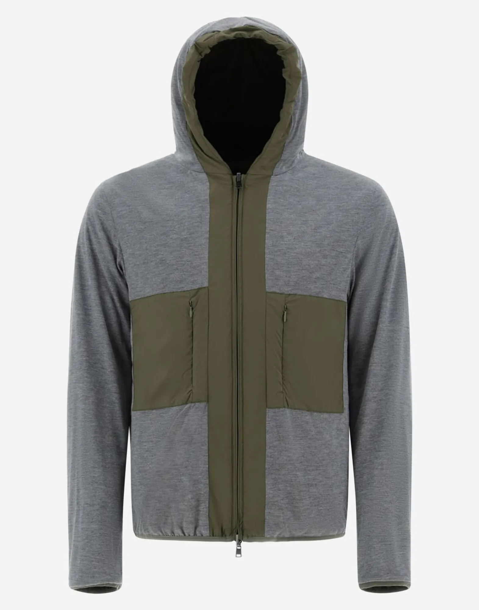 Herno Resort Bomber Jacket In Light Nylon Stretch & Light Jersey
