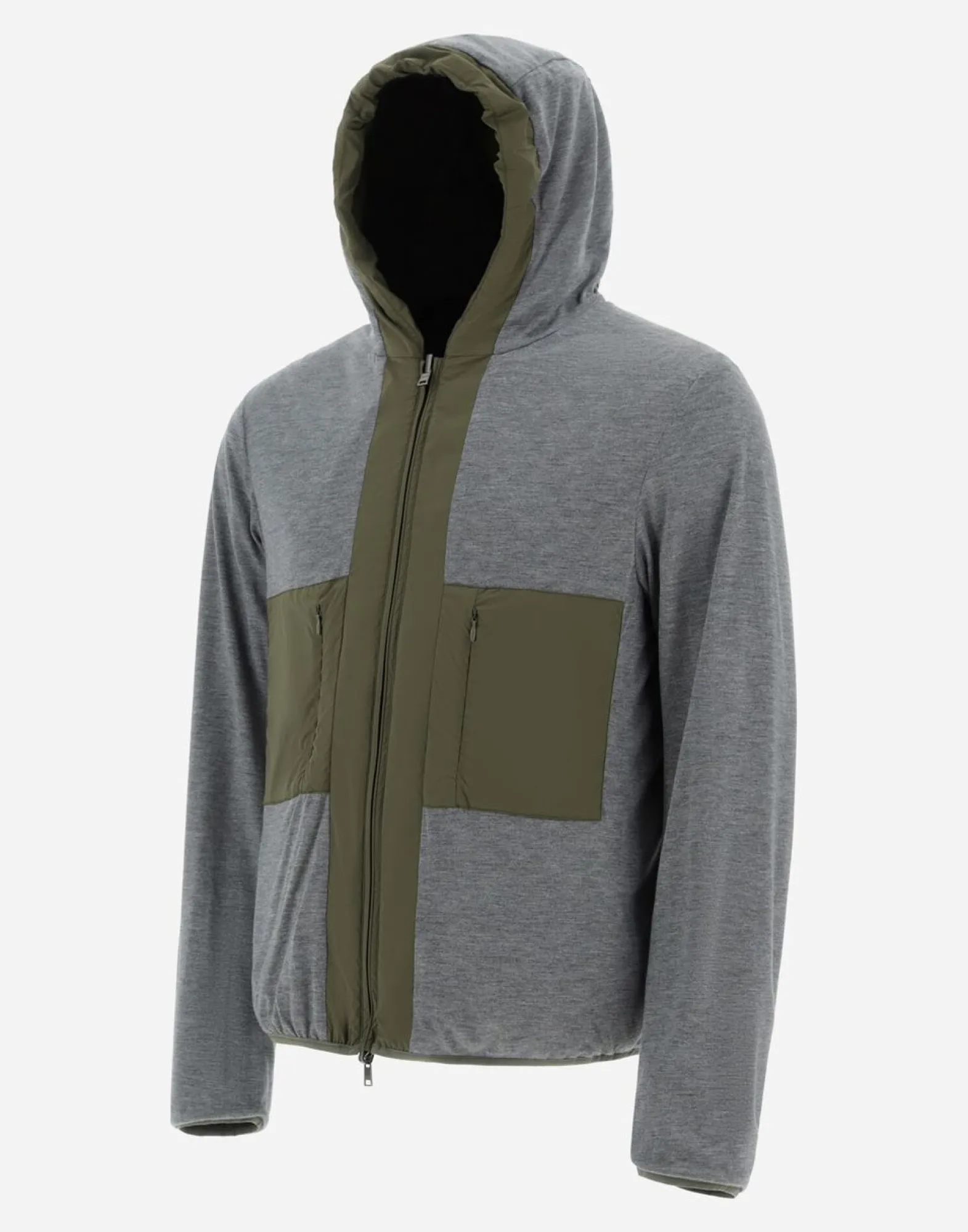 Herno Resort Bomber Jacket In Light Nylon Stretch & Light Jersey