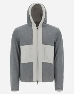 Herno Resort Bomber Jacket In Light Nylon Stretch & Light Jersey