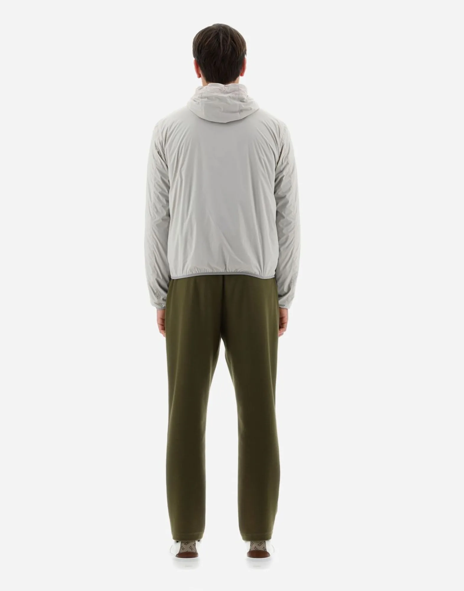 Herno Resort Bomber Jacket In Light Nylon Stretch & Light Jersey