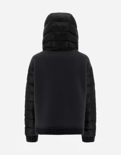 Herno Resort Bomber Jacket In Modern Double & Nylon Ultralight
