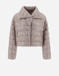 Herno Resort Bomber Jacket In New Lace
