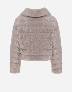 Herno Resort Bomber Jacket In New Lace